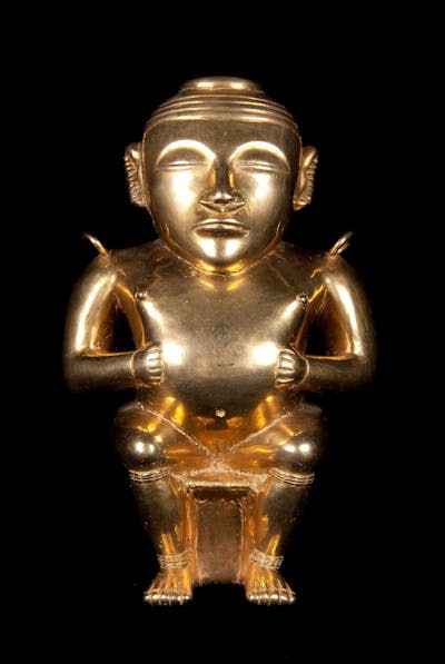 Urna cineraria, Quimbaya (Colombia) <a href="https://www.cultura.gob.es/museodeamerica/coleccion/america-prehispanica/quimbaya.html" rel="nofollow noopener" target="_blank" data-ylk="slk:Museo de América;elm:context_link;itc:0;sec:content-canvas" class="link ">Museo de América</a>, <a href="http://creativecommons.org/licenses/by-sa/4.0/" rel="nofollow noopener" target="_blank" data-ylk="slk:CC BY-SA;elm:context_link;itc:0;sec:content-canvas" class="link ">CC BY-SA</a>