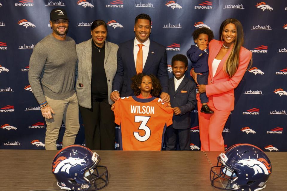 Denver Broncos Introduce Quarterback Russell Wilson