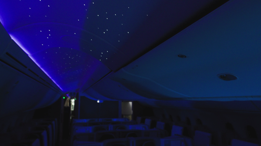 The Leihōkū Suites feature a "starlit ceiling inspired by constellations that guided early Polynesian voyagers." (Hawaiian Airlines)