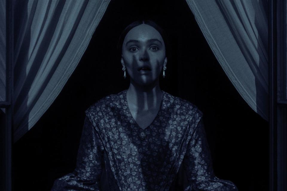 Bite me: Lily-Rose Depp gets the heebee-jeebies in Robert Eggers’ ‘Nosferatu’ (Focus Features)