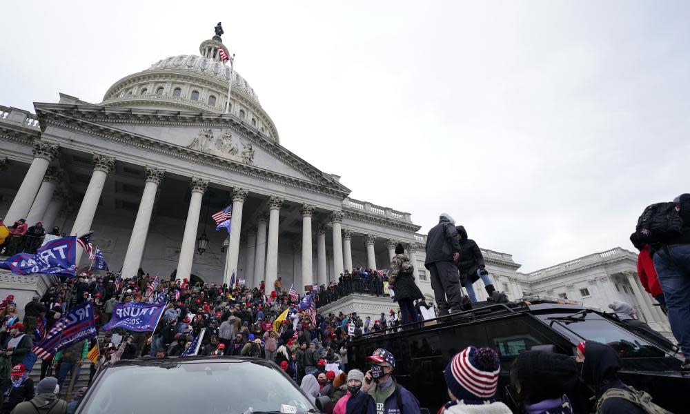 <span>Photograph: Julio Cortez/AP</span>