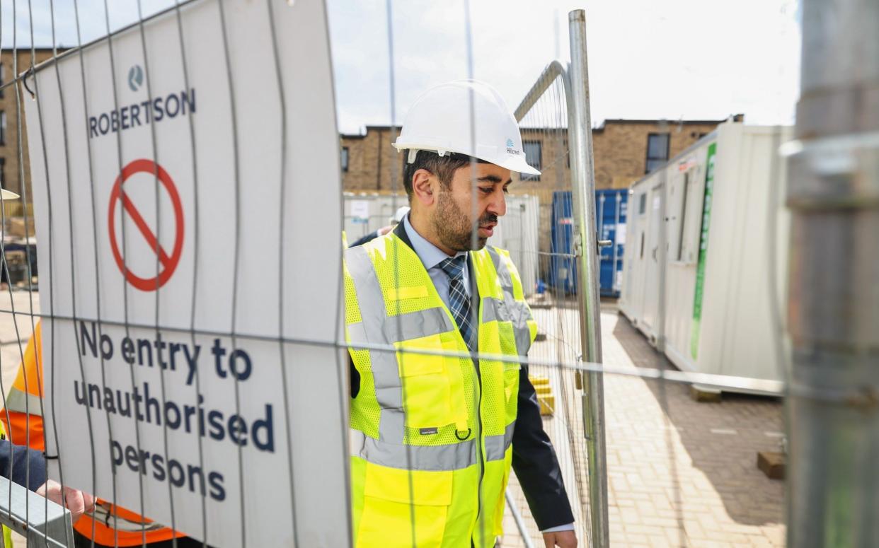 Humza Yousaf has pledged £80 million in affordable housing