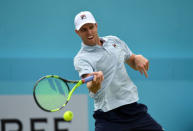 Tennis - ATP 500 - Fever-Tree Championships - The Queen's Club, London, Britain - June 20, 2018 Sam Querrey of the U.S. in action during his second round match against Stan Wawrinka of Switzerland Action Images via Reuters/Tony O'Brien