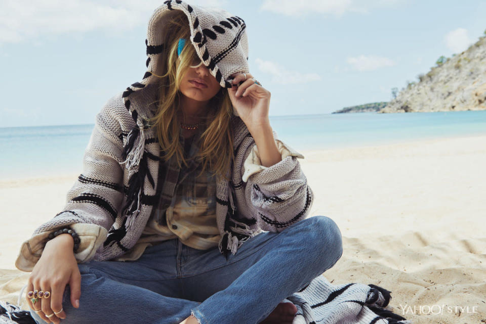 Ditch your fall coat for a luxe hoody.