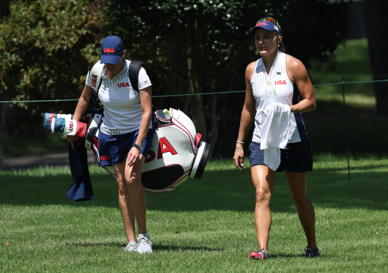 Lexi Thompson at the 2020 Olympics in Tokyo