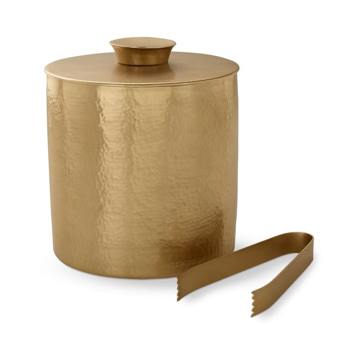 <p><a href="https://go.redirectingat.com?id=74968X1596630&url=https%3A%2F%2Fwww.williams-sonoma.com%2Fproducts%2Fantique-brass-ice-bucket-with-tongs&sref=https%3A%2F%2Fwww.esquire.com%2Ffood-drink%2Fdrinks%2Fg37221781%2Fgifts-for-bartenders%2F" rel="nofollow noopener" target="_blank" data-ylk="slk:Shop Now;elm:context_link;itc:0;sec:content-canvas" class="link ">Shop Now</a></p><p>Antique Brass Ice Bucket </p><p>williams-sonoma.com</p><p>$149.95</p>