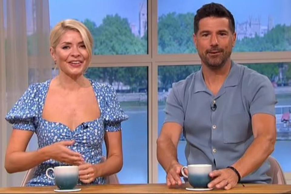Holly Willoughby had been absent from This Morning since last week (ITV)