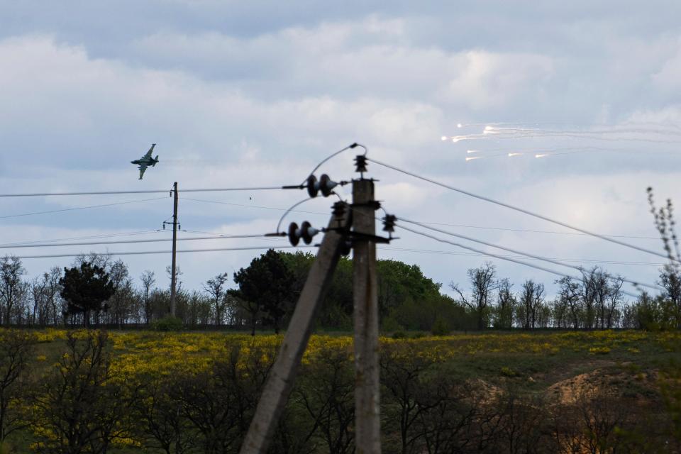 Ukraine’s own stock of fighter jets are older models, first produced by the Soviet Union (Copyright 2022 The Associated Press. All rights reserved)