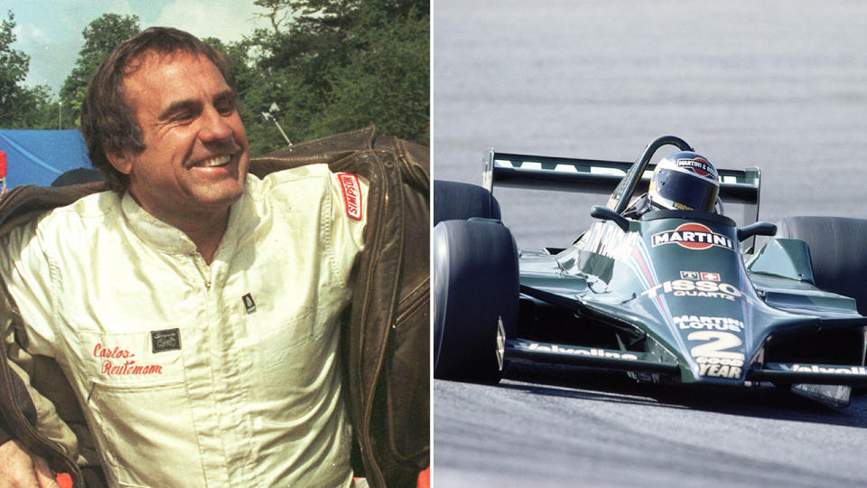 The motorsport world has paid tribute to iconic Argentine driver, Carlos Reutemann. Pic: Getty