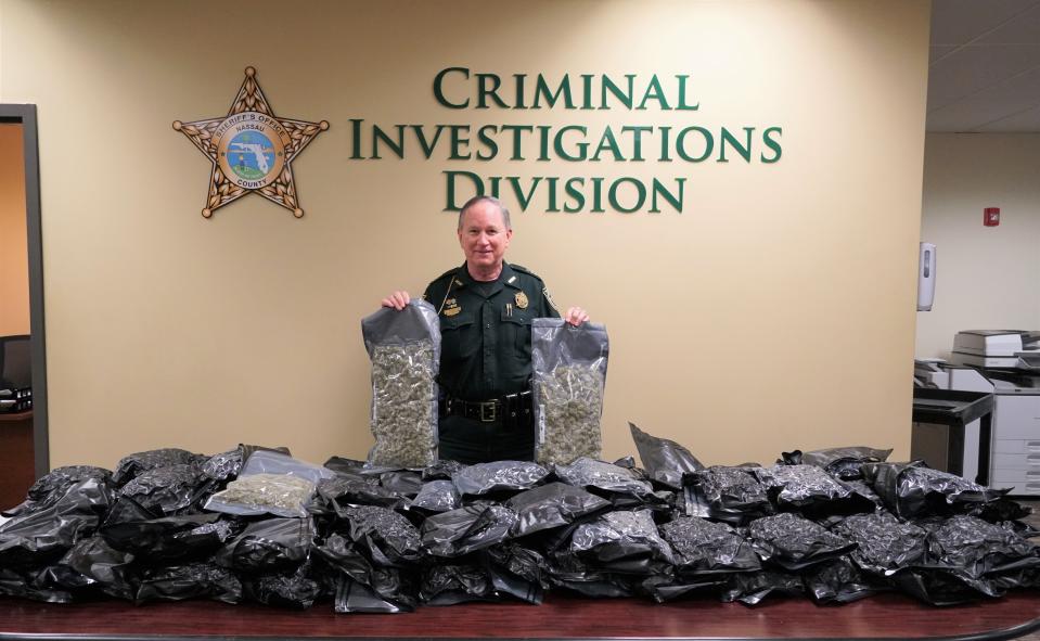 A drug bust in Fernandina leads to more than 100 pounds of marijuana, worth about $200 thousand, and drug paraphernalia seized.