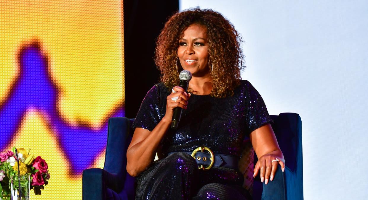 Michelle Obama has opened up about her worries just before her best-selling book Becoming was released. (Getty Images)