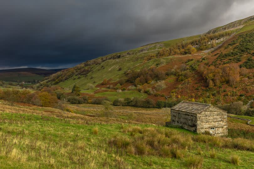 Stormy winter skies over Swaledale -Credit:Getty