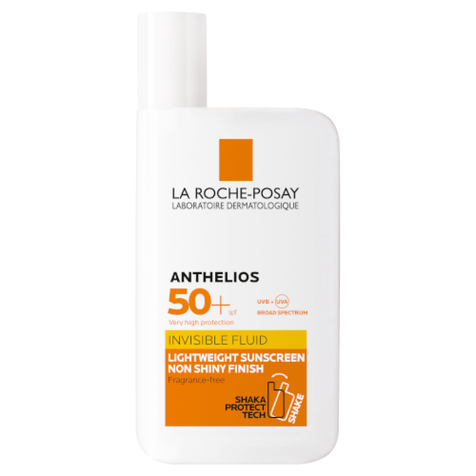 La Roche-Posay Anthelios Invisible Fluid Facial Sunscreen SPF 50+ 50ml, $32.95 from Adore Beauty. Photo: Adore Beauty.