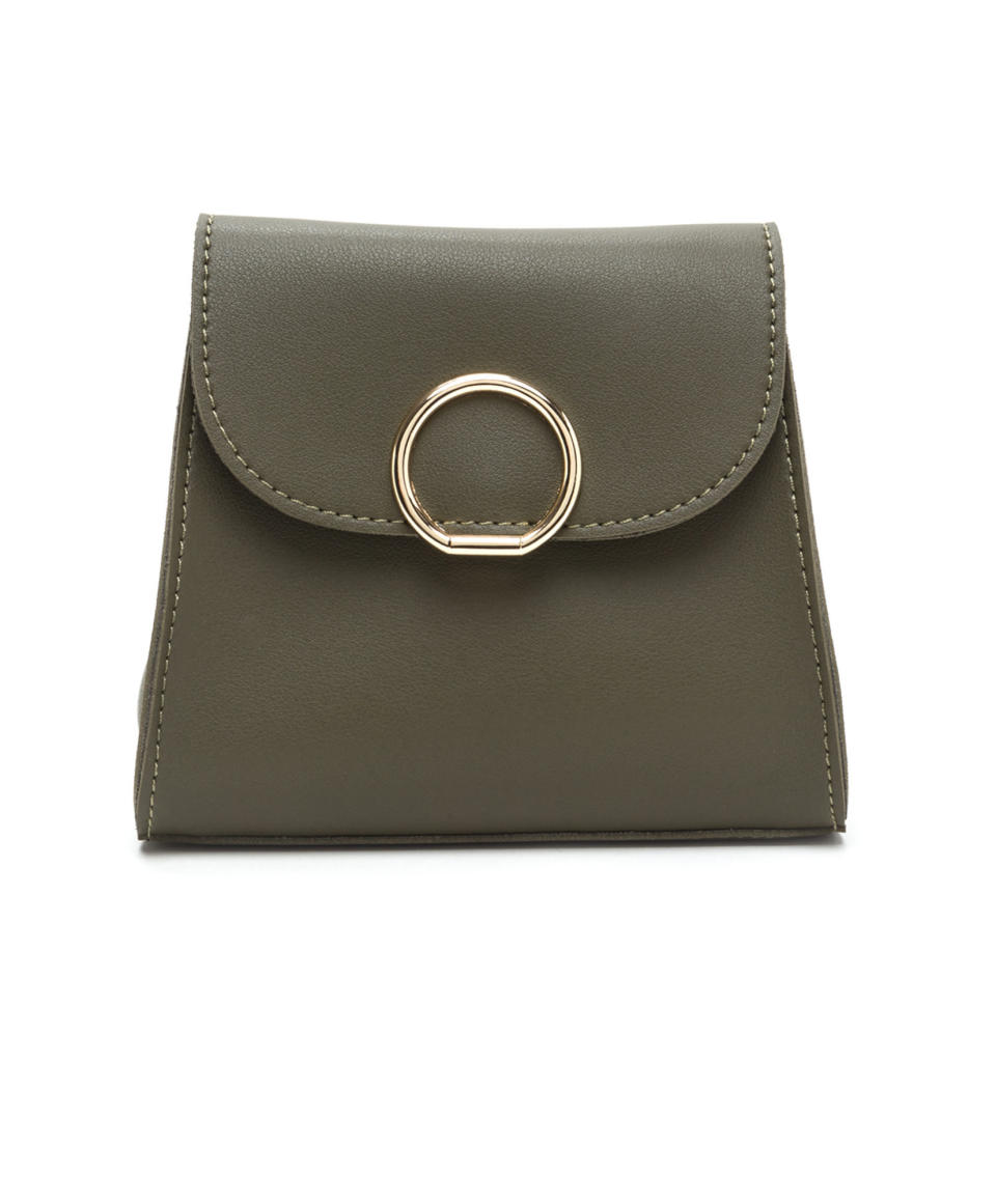 RING DETAIL CROSSBODY BAG