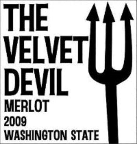 The image of The Velvet Devil Merlot is shown.