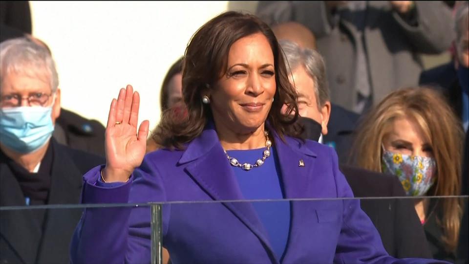 Kamala Harris le 20 janvier 2021  - BFMTV