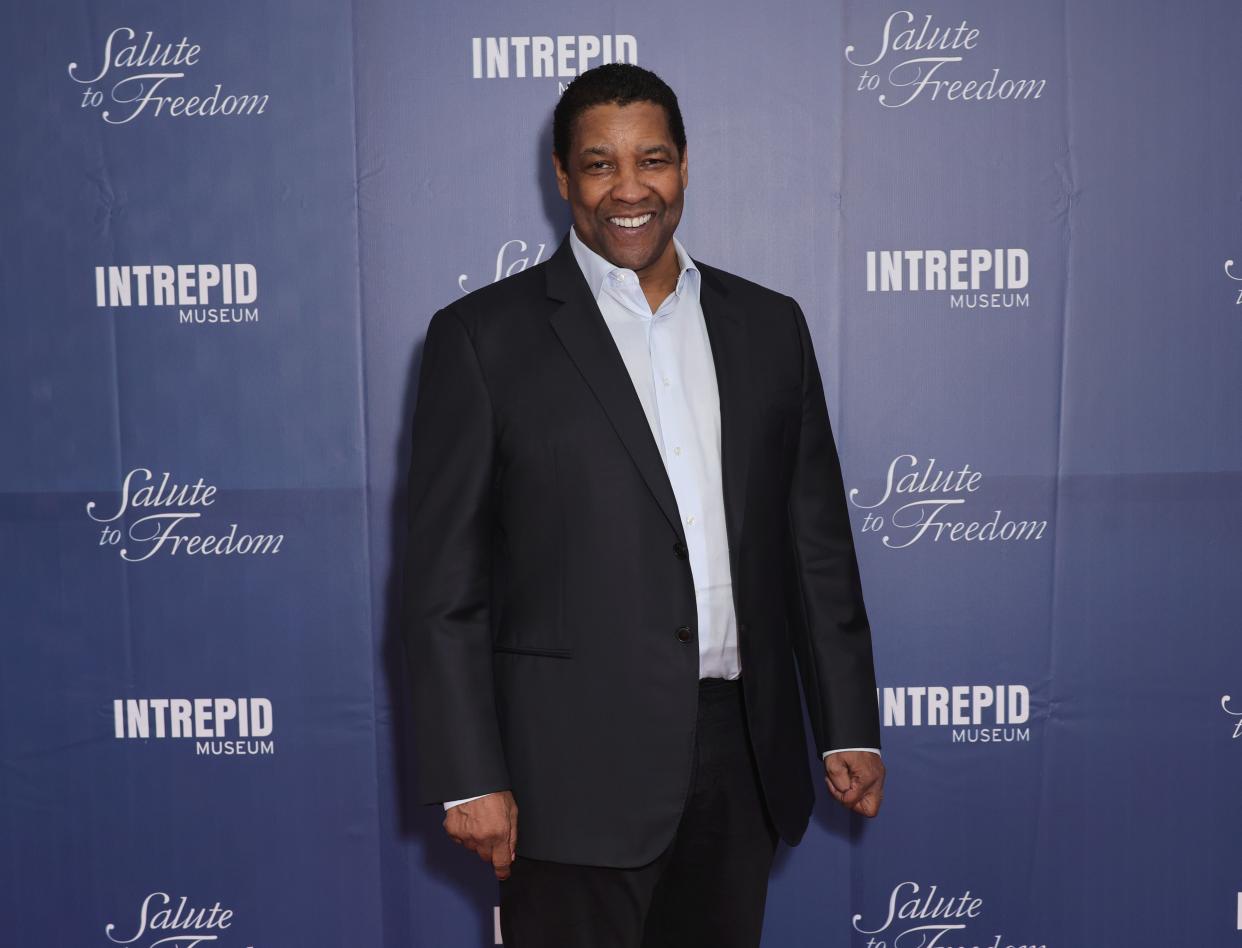 Denzel Washington attends the 2022 Intrepid Sea, Air & Space Museum Salute To Freedom Gala at Intrepid Sea-Air-Space Museum on May 26, 2022 in New York City.