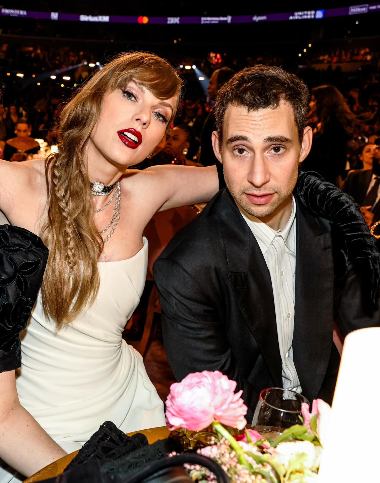 Taylor Swift and Jack Antonoff Do TK at the 2024 Grammys