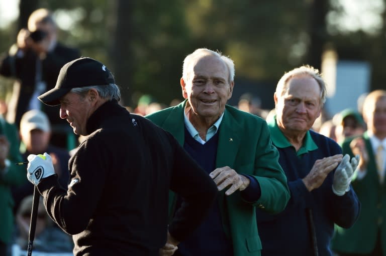 Arnold Palmer's "Big Three" rivals of the 1960s, Jack Nicklaus and Gary Player, were among those who mourned his death