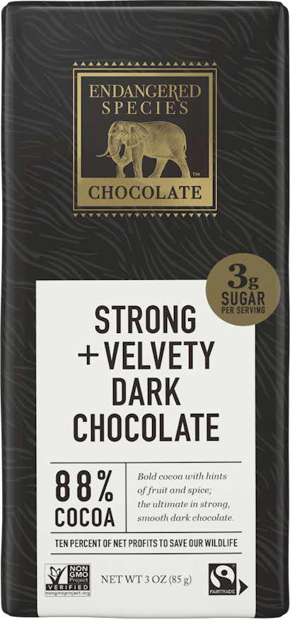 5) Endangered Species Dark Chocolate