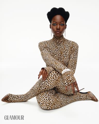 <p>Adrienne Raquel/Glamour</p> Lupita Nyong'o in Glamour Magazine