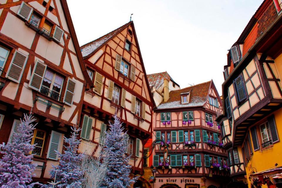 christmas colmar alsace france europe