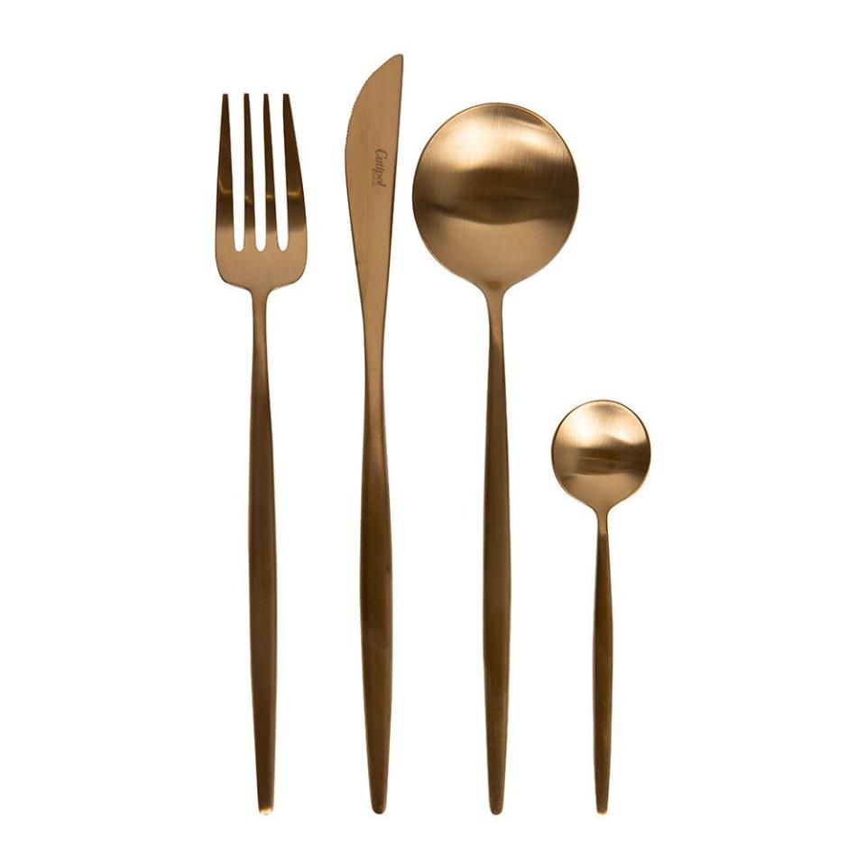 35) Gold Cutlery