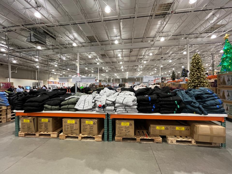 Clothes at Costco in Wisconsin