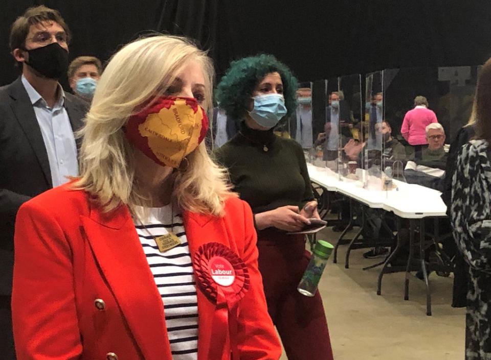 Labour’s Tracy Brabin during the count for the West Yorkshire mayoral election in Leeds – she became the first holder of the office (Amy Murphy/PA) (PA Archive)