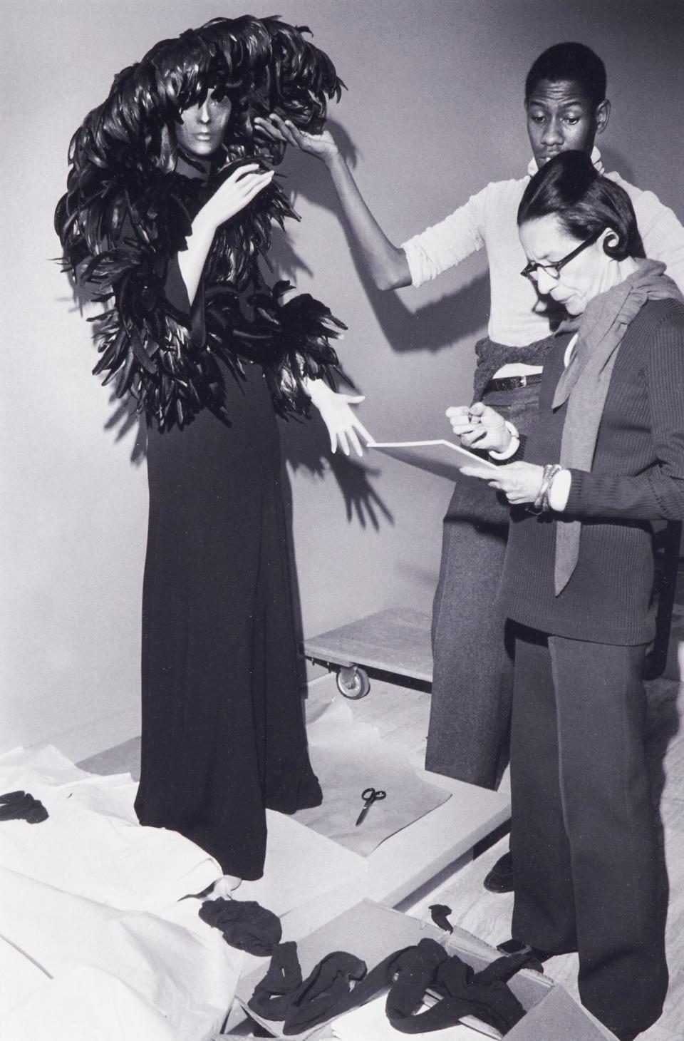 A photo of Diana Vreeland and André Leon Talley from Talley's collection.
