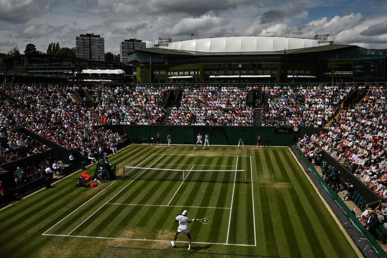 El court número 2 de Wimbledon, escenario del triunfo de Eubanks ante Tsitsipas 
