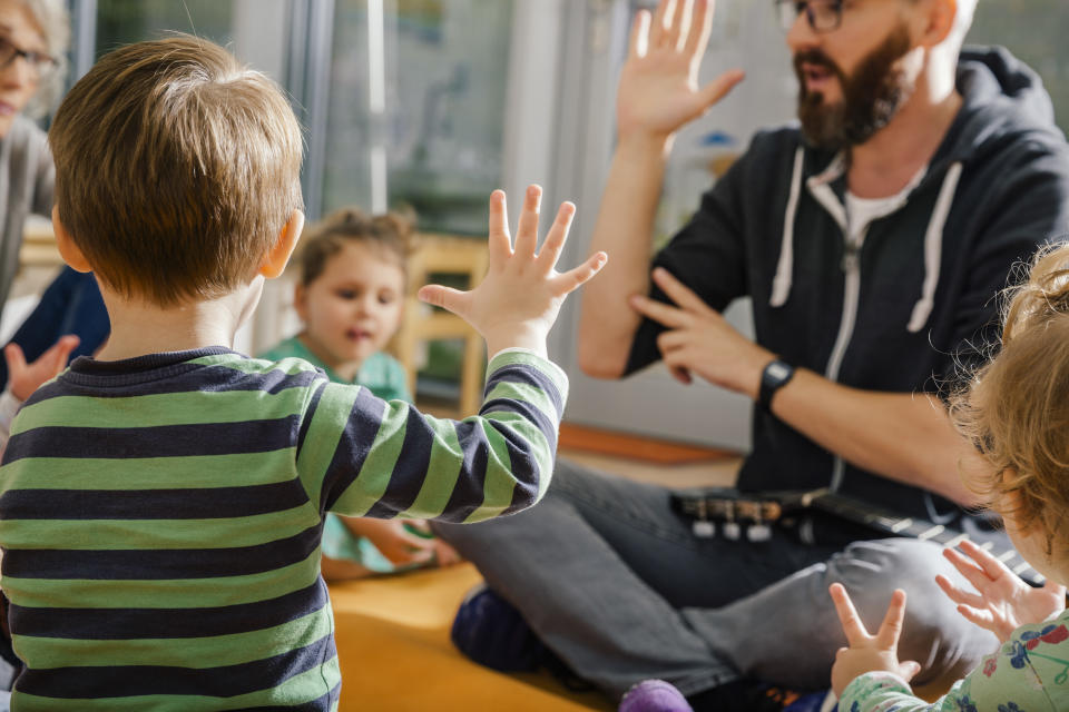 Many UK nurseries have struggled to stay open, due to the cost of living crisis. (Getty Images)