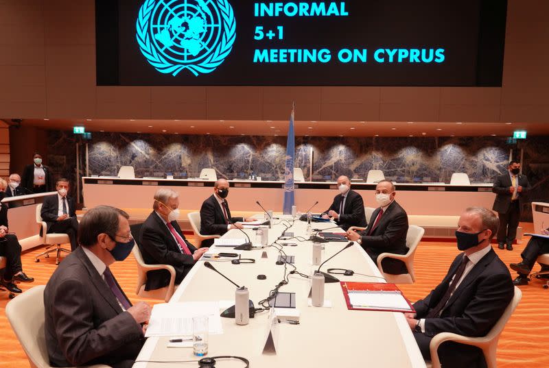 Meeting over Cyprus at the United Nations in Geneva