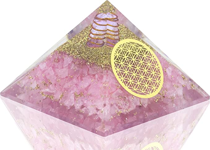 rose quartz pyramid