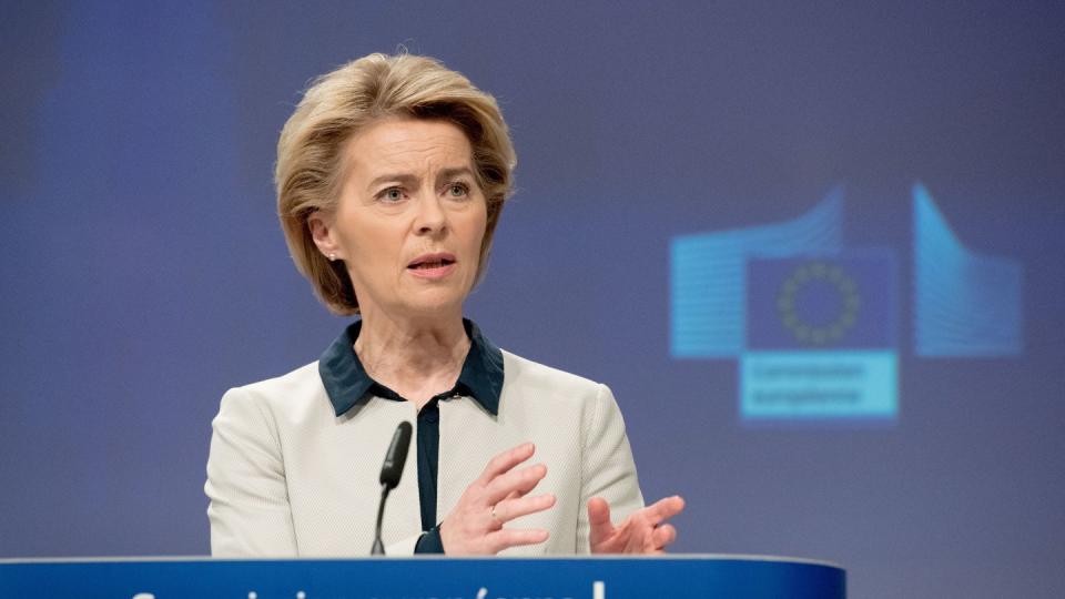 EU-Kommissionspräsidentin Ursula von der Leyen will ihren Plan zur Unterstützung von Kurzarbeitern in der Europäischen Union vorstellen.