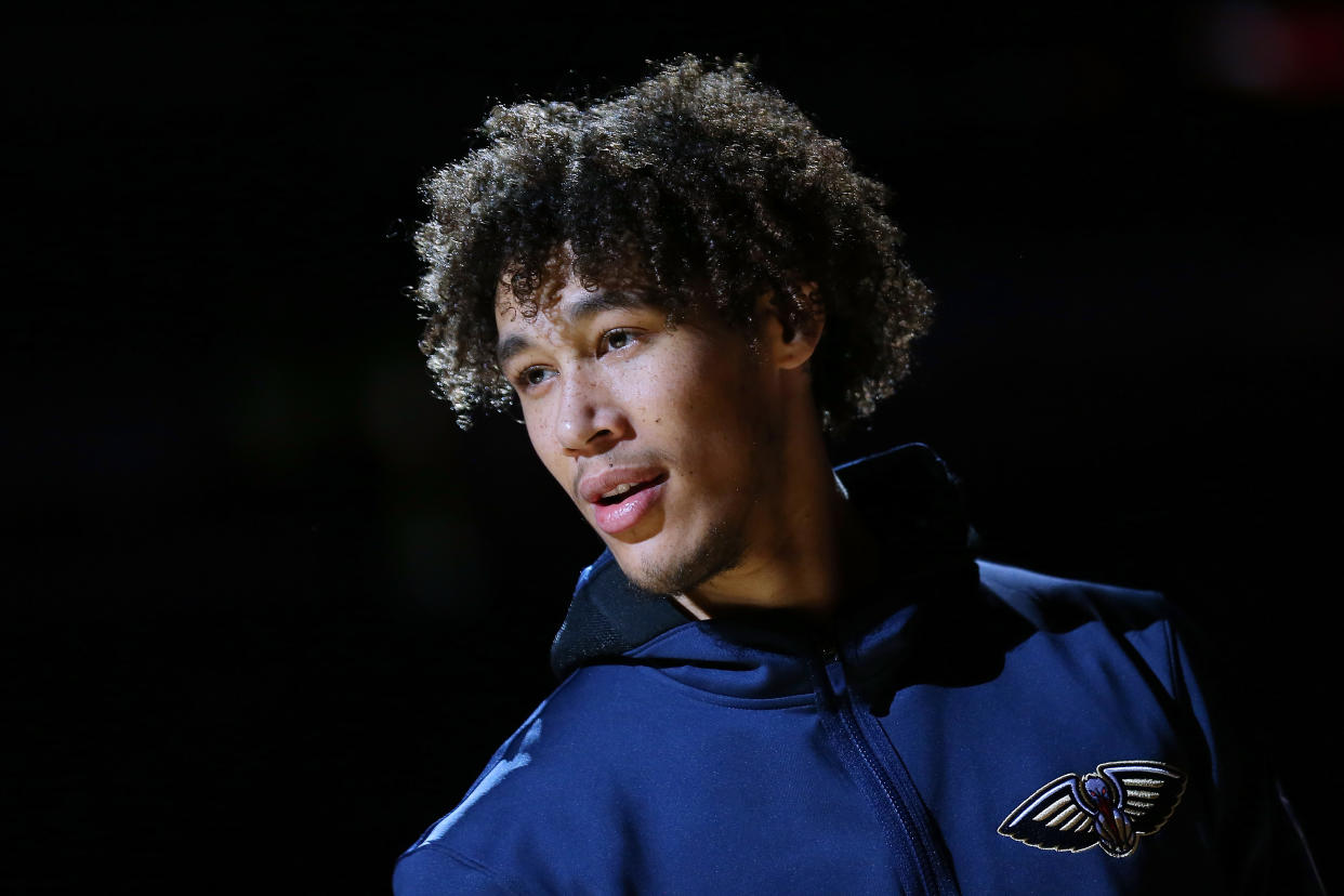 Jaxson Hayes of the New Orleans Pelicans