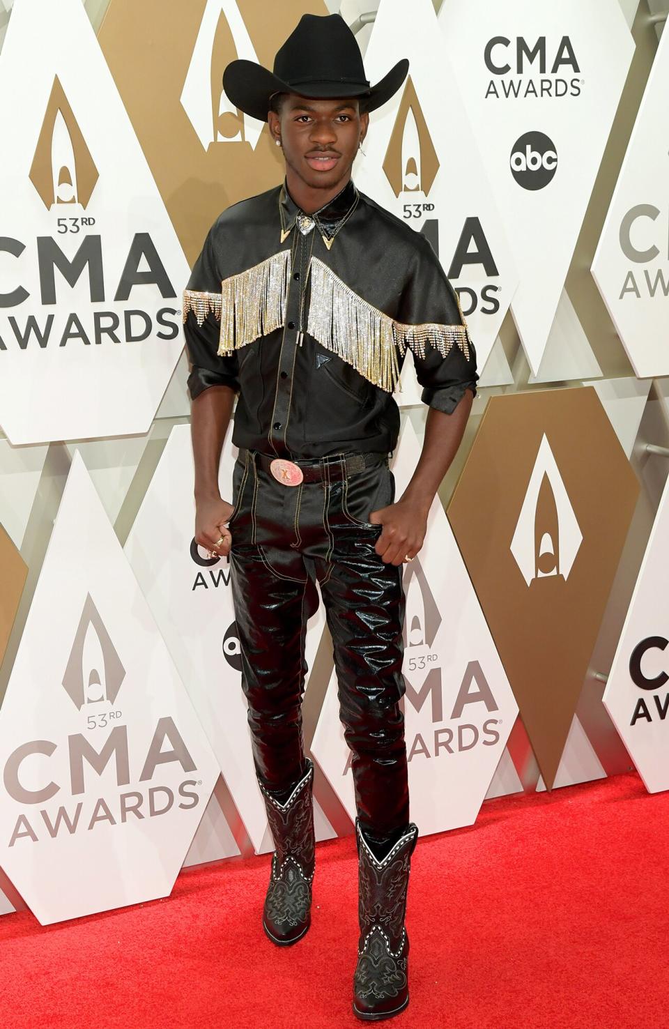 Lil Nas X attends the 53rd annual CMA Awards at the Music City Center on November 13, 2019 in Nashville, Tennessee