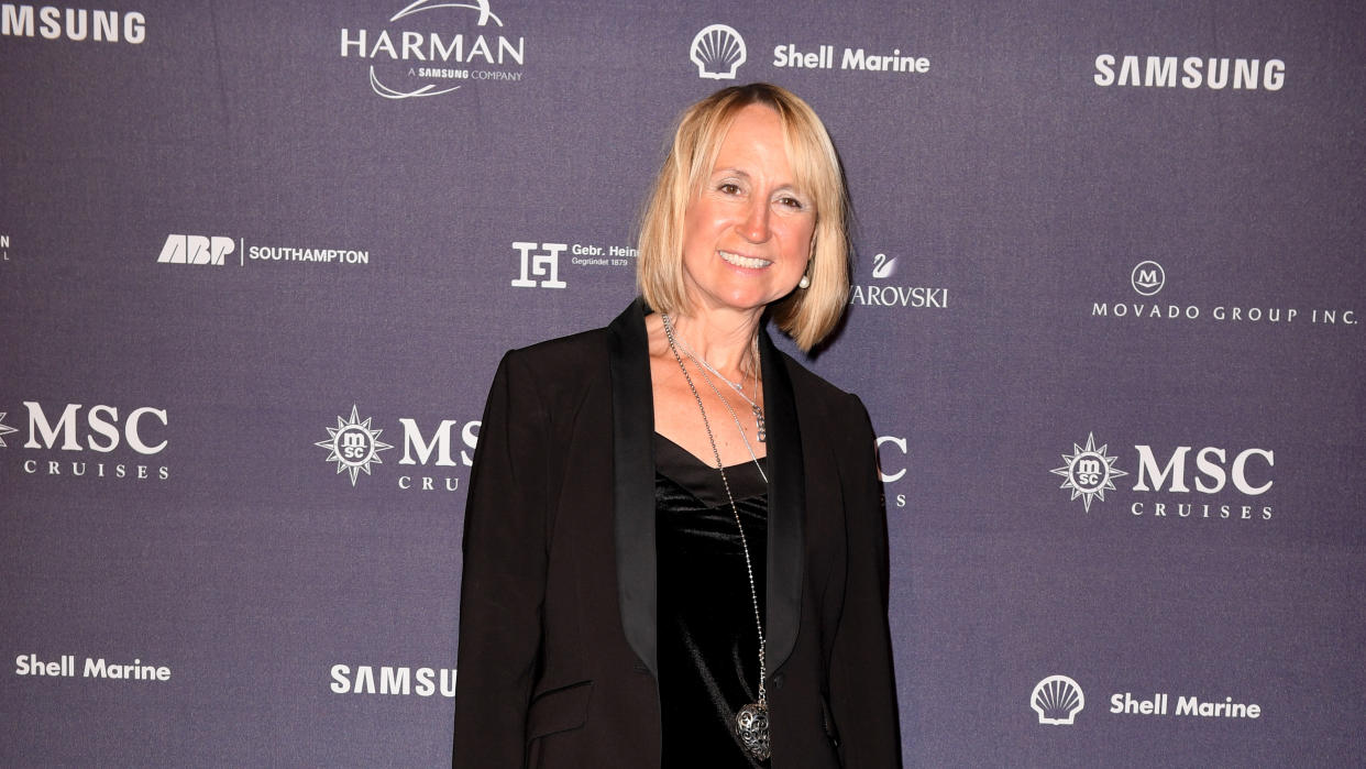 Carol McGiffin attends the MSC Bellisima Naming Ceremony on March 02, 2019. (Photo by Anthony Devlin/Getty Images for MSC Bellissima)