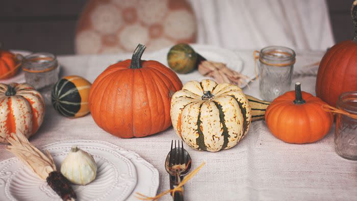 easy thanksgiving table settings