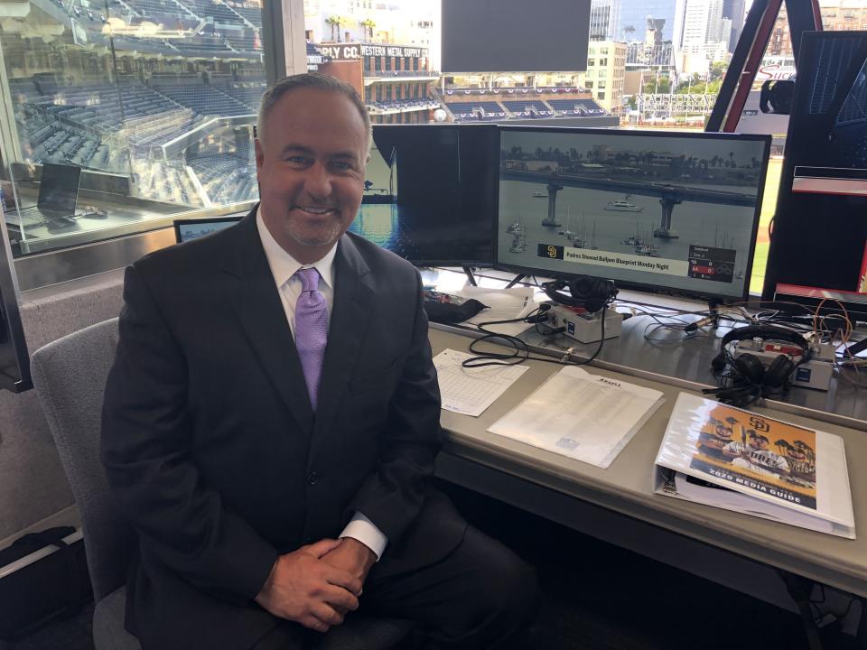 Padres broadcaster Don Orsillo coined 'Slam Diego' as the thrilling home squad is making waves in a shortened 2020 season. (Photo courtesy Don Orsillo)