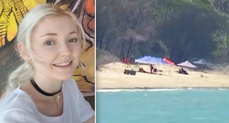 Toyah Cordingley was found dead on Wangetti Beach. Images: Queensland Police & 7News