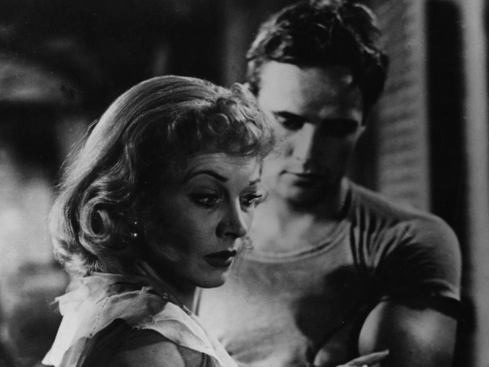 Vivien Leigh and Marlon Brando in the 1951 film version of ‘A Streetcar Named Desire’ (Warner Bros/Kobal/Shutterstock)