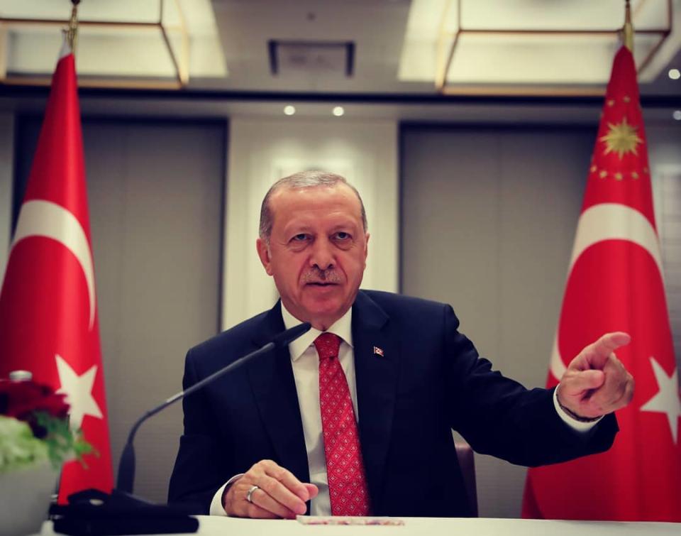土耳其總統艾爾段（Recep Tayyip Erdogan）反對瑞典芬蘭加入北約。&nbsp;&nbsp;&nbsp;圖：取自土耳其總統府臉書（資料照）
