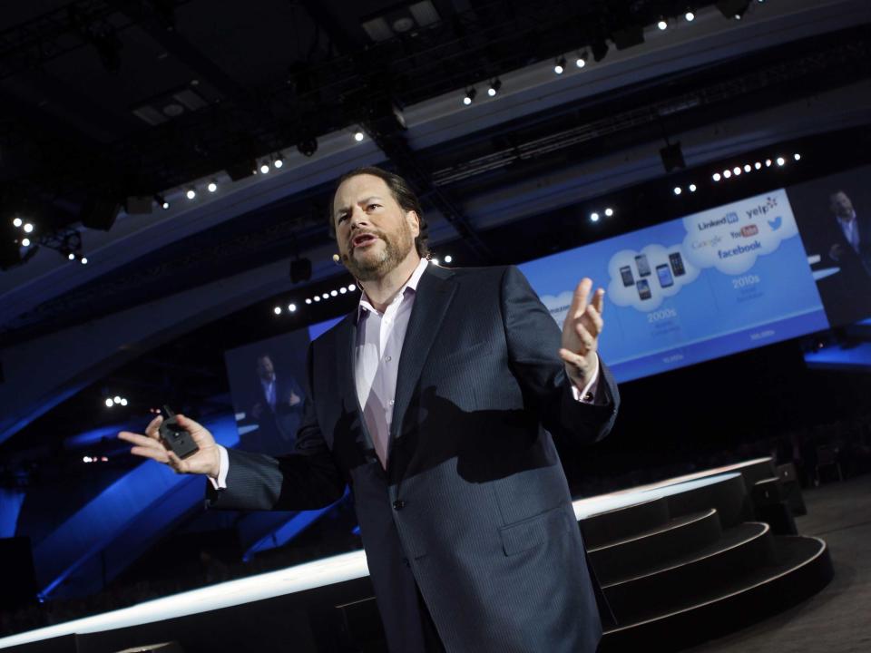 Salesforce CEO Marc Benioff at Dreamforce 2013