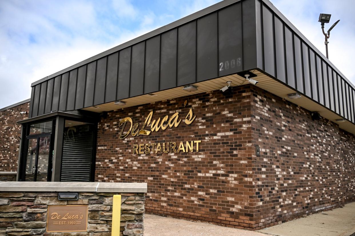 The former DeLuca's Restaurant on West Willow Street on Wednesday, March 20, 2024, in Lansing.