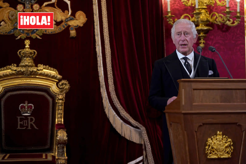 Carlos III en su discurso de adhesión al torno