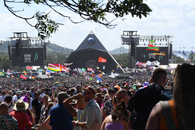 Glastonbury's iconic Pyramid Stage