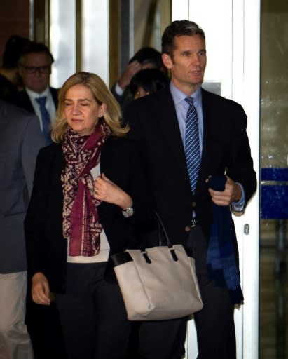 Princess Cristina and Inaki Urdangarin were stripped of their titles of duke and duchess of Palma