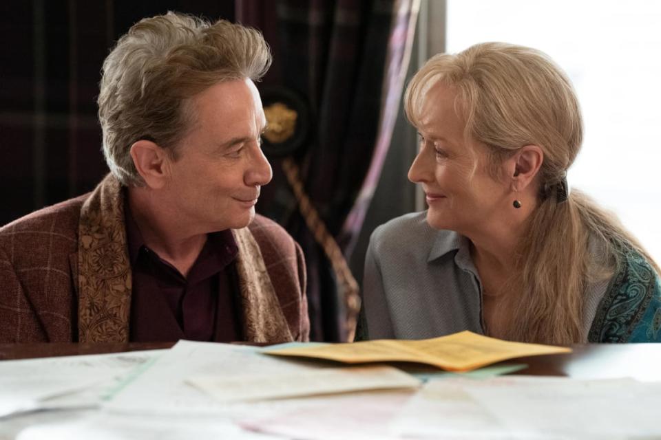 Photo still of Martin Short and Meryl Streep in 'Only Murders in the Building'