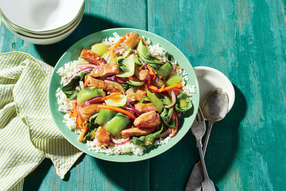 Pork and Bok Choy Stir-Fry